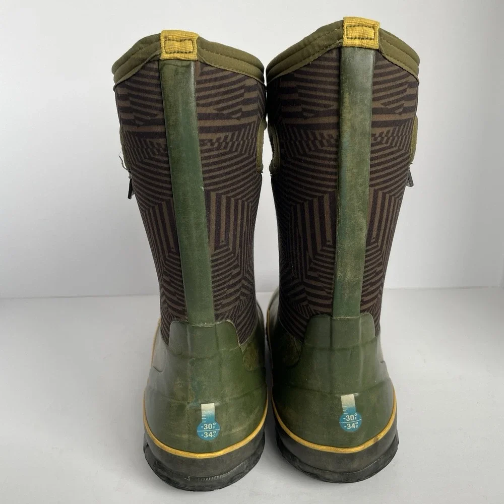 Bogs Classic Phaser Boot Youth 6 Green Waterproof Insulated Outdoor Winter‎ Farm